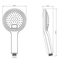 POLARIS LED hand shower