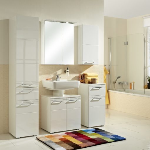 PELIPAL QUICKSET 996 Mirror cabinet 10-I 800mm, glossy white - Image 3