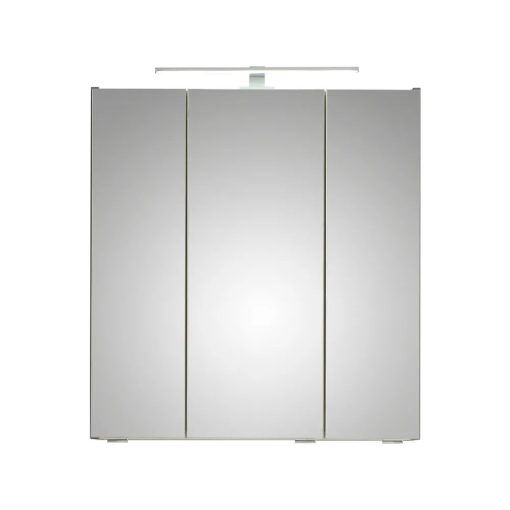 PELIPAL QUICKSET 857 mirrored cabinet 650mm, glossy white