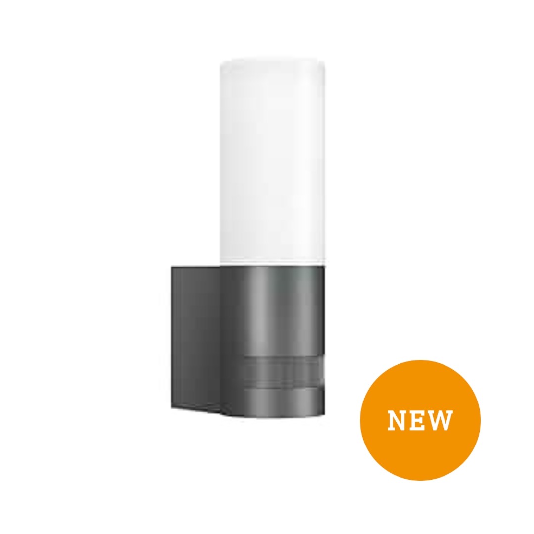 Steinel L 625 CAM SC Anthracite āra gaismeklis ar kustības sensoru, Full HD videokameru un papildus drošības funkciju mājoklim